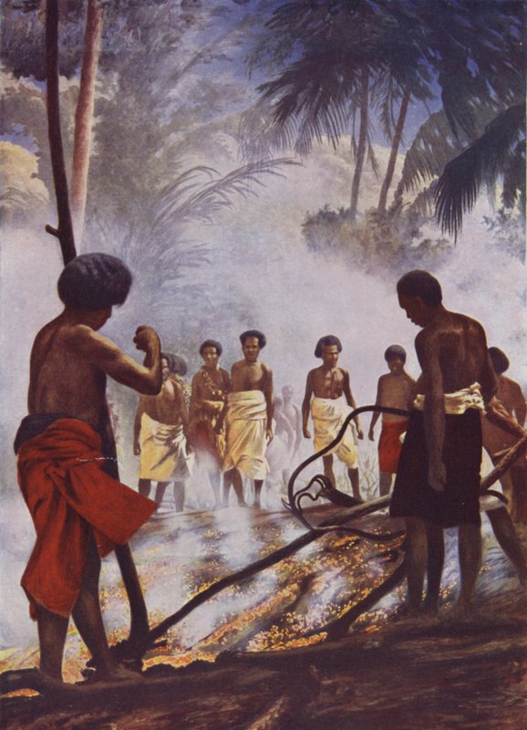 Fire-Walking in Fiji by English School