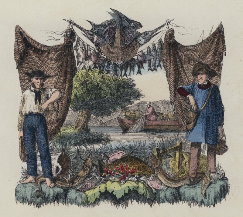 Fish and Fishing by English School