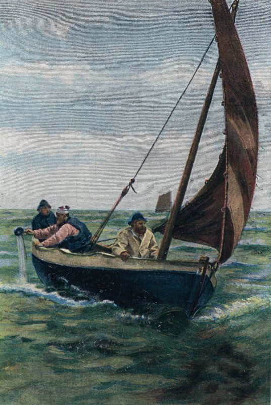 Fishermen at Work by English School
