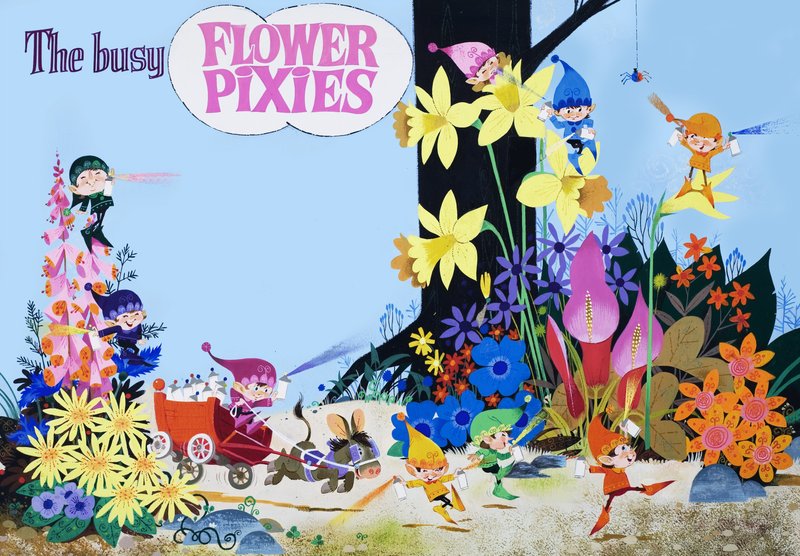 Flower Pixies by English School