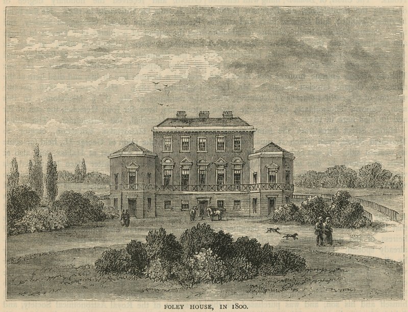 Foley House in 1800 by English School