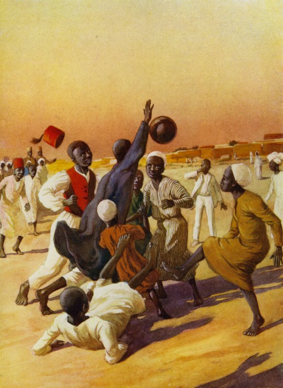 Football in the Sudan by English School