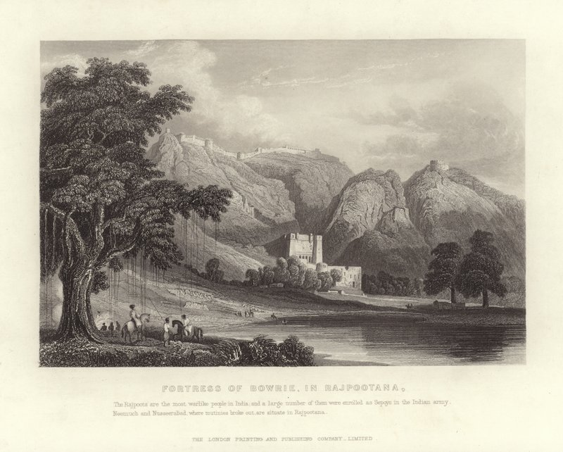 Fortress of Bowrie by English School