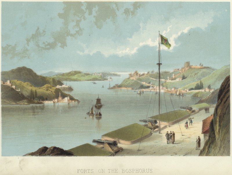 Forts of the Bosphorus by English School