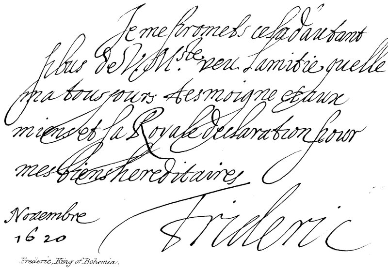 Frederic, King of Bohemia by English School