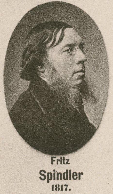 Fritz Spindler (engraving) by English School