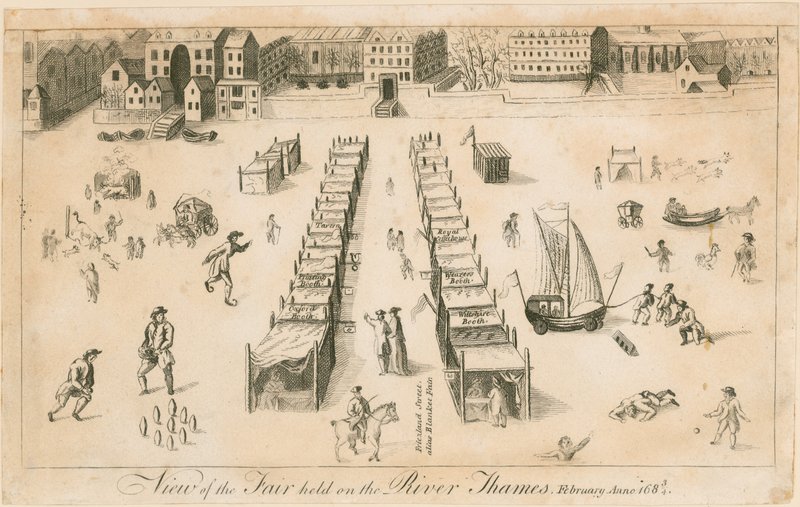 Frost Fair of 1683-84 by English School