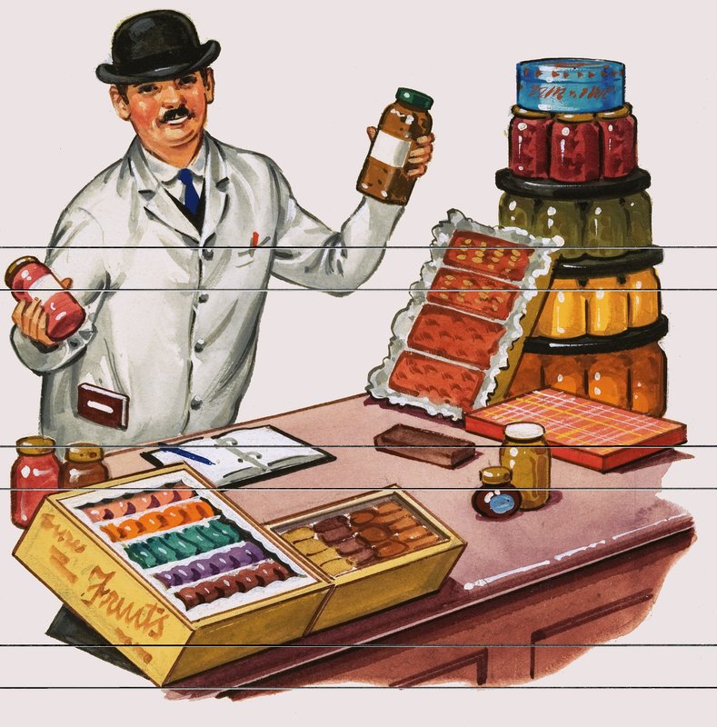 Fruits and Preserves by English School