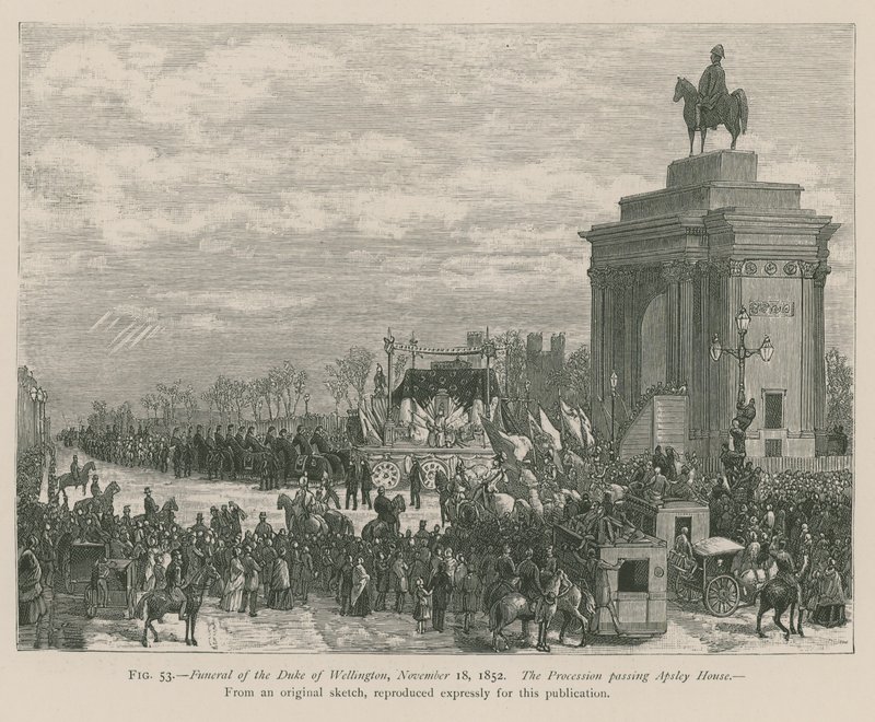 Funeral of the Duke of Wellington by English School