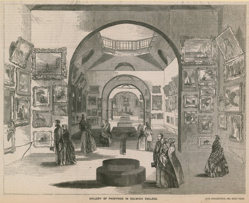 Gallery of Paintings in Dulwich College by English School