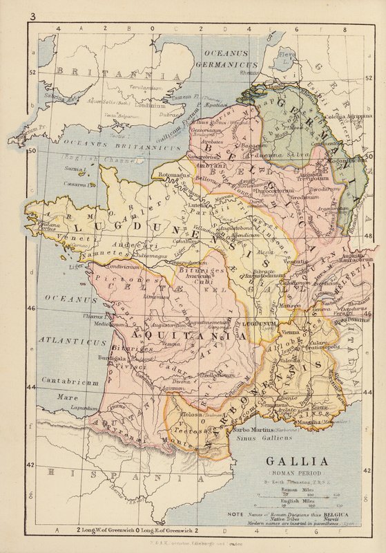 Gallia, Roman Period by English School