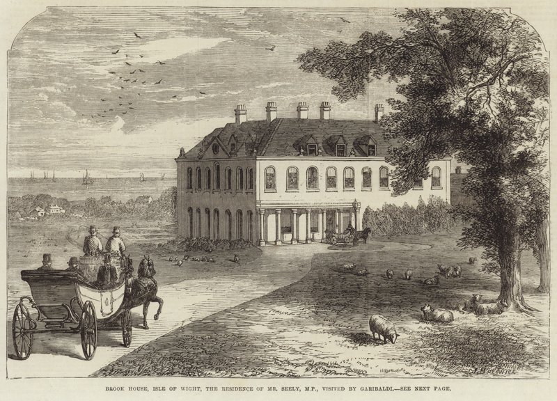 Garibaldi in England by English School