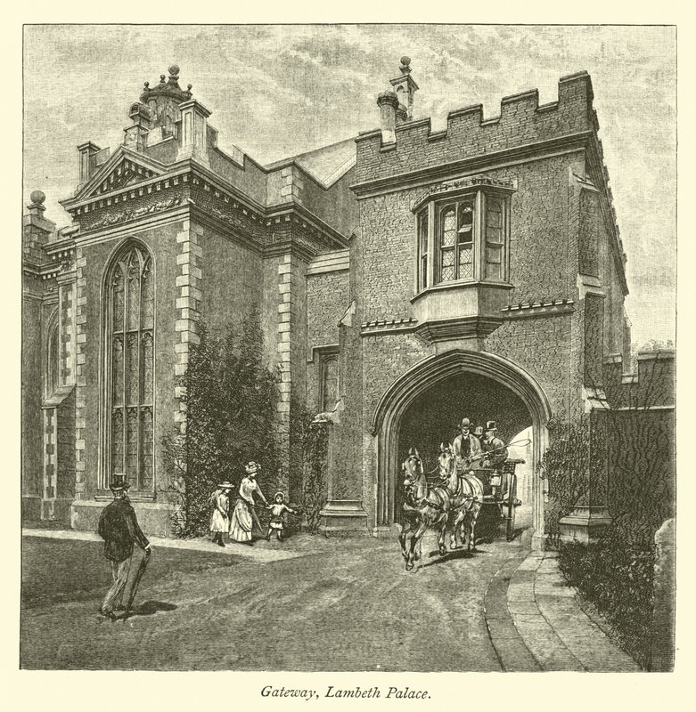 Gateway, Lambeth Palace by English School