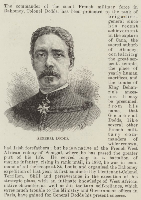 General Dodds by English School