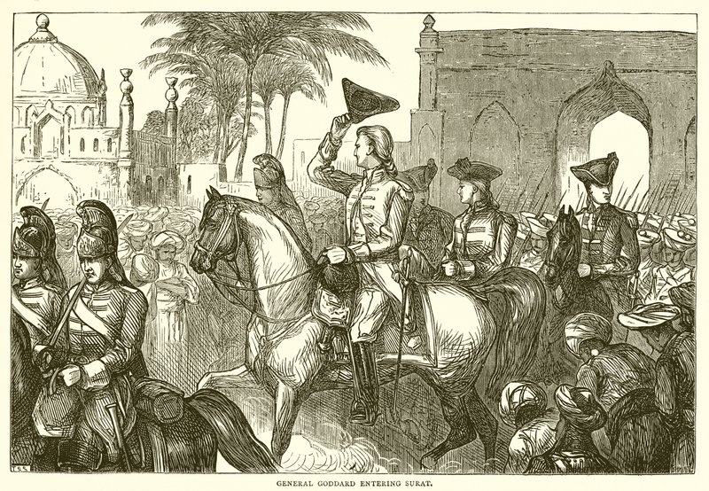 General Goddard Entering Surat by English School