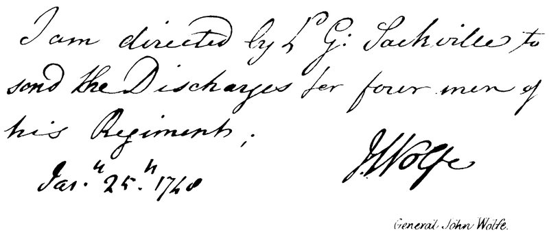General John Wolfe by English School