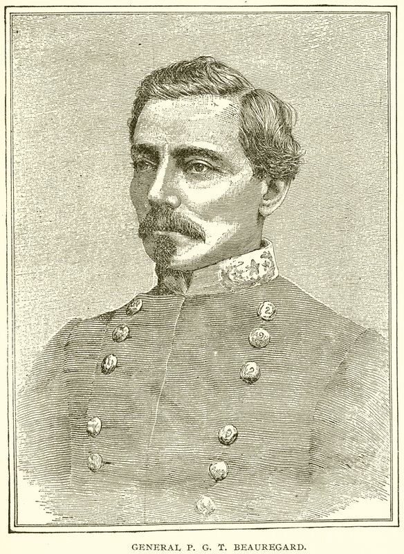 General P. G. T. Beauregard by English School