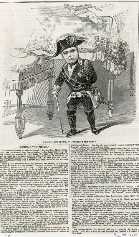 General Tom Thumb by English School