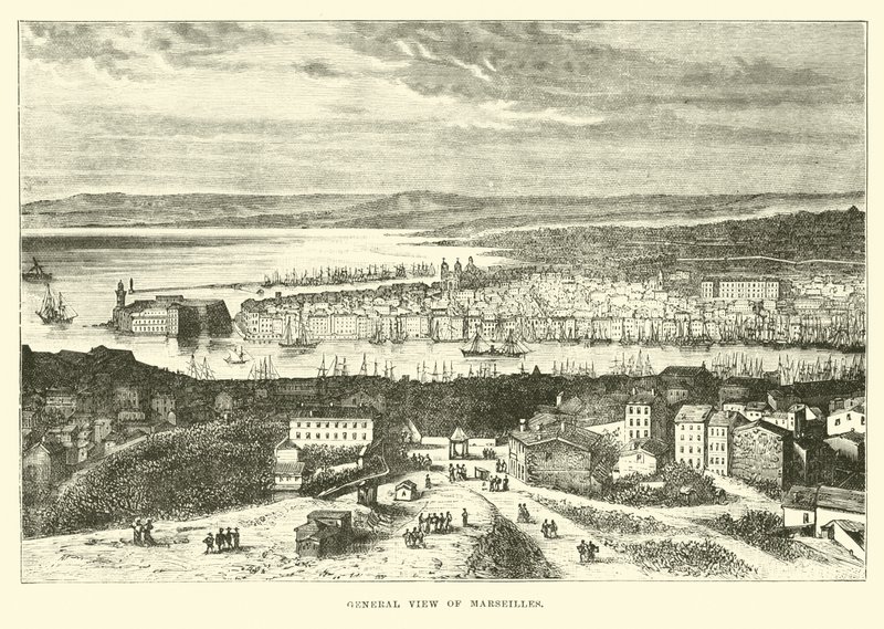 General View of Marseilles by English School