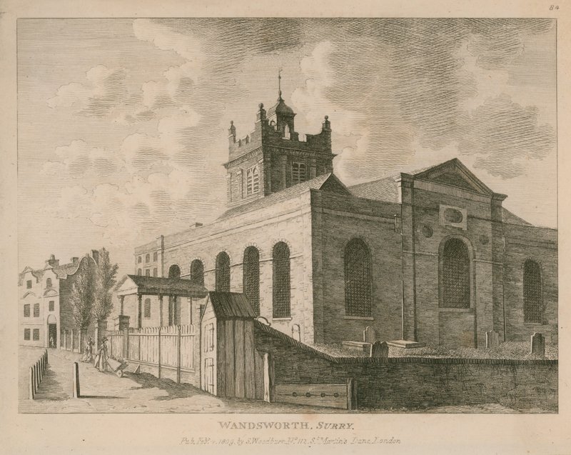 General View of Wandsworth by English School