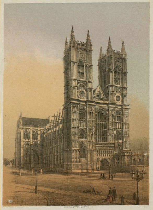 General View of Westminster Abbey by English School
