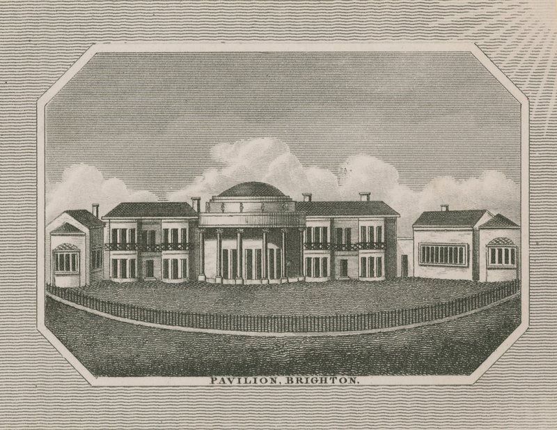 General View of the Royal Pavilion Estate by English School