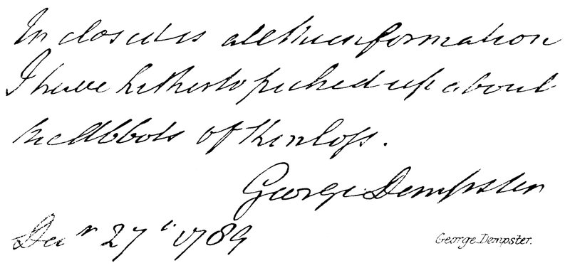 George Dempster by English School