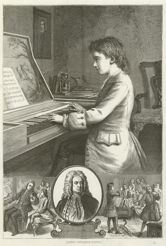 George Frederick Handel by English School