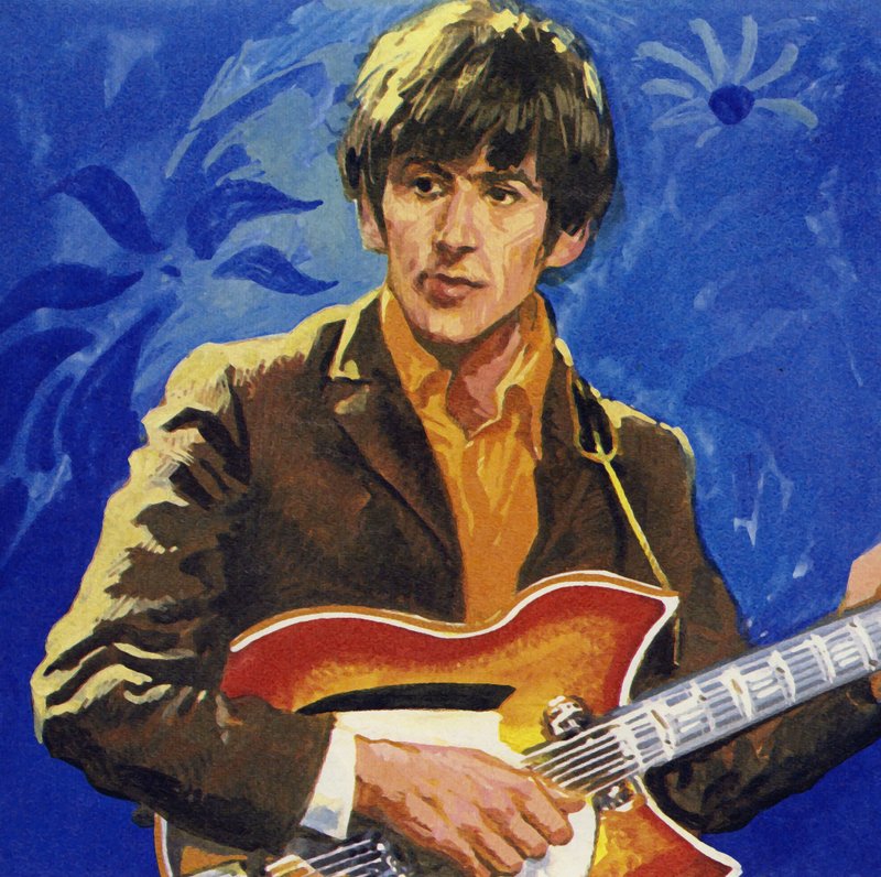 George Harrison of The Beatles by English School