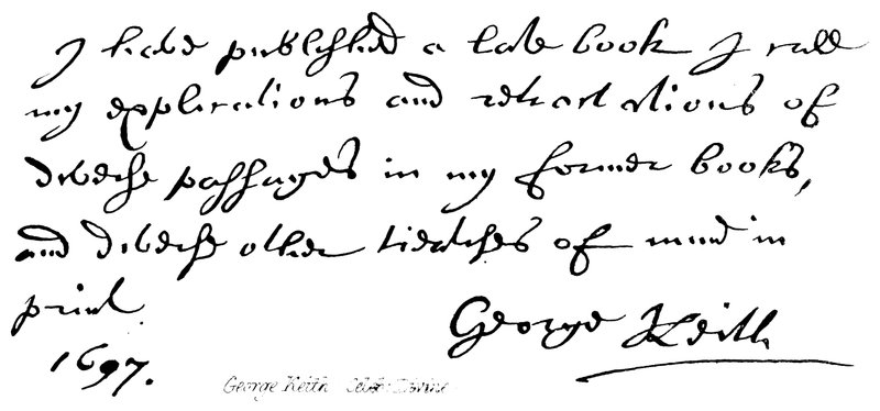 George Keith (Celebrated Divine) by English School