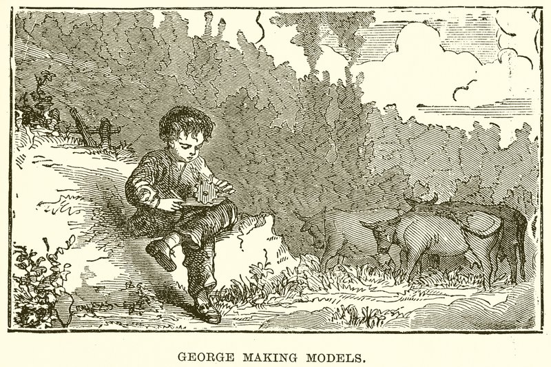 George making Models by English School
