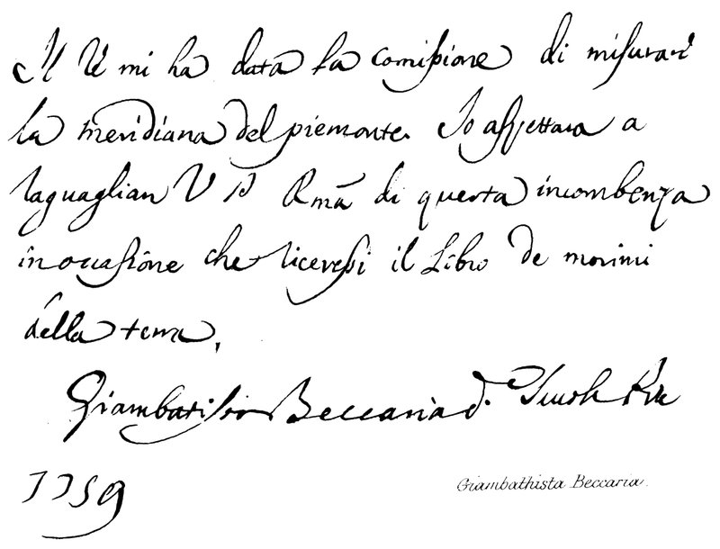 Giambattista Beccaria by English School