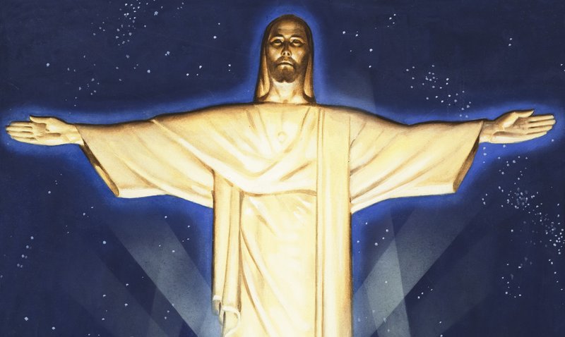 Giant Figure of Christ by English School