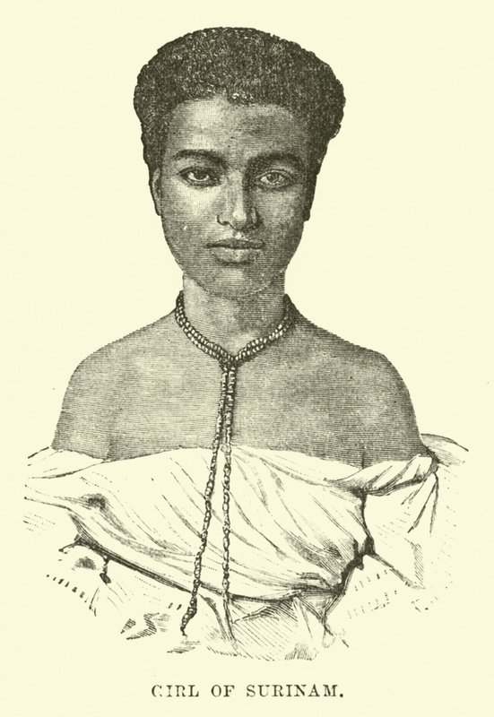 Girl of Surinam by English School