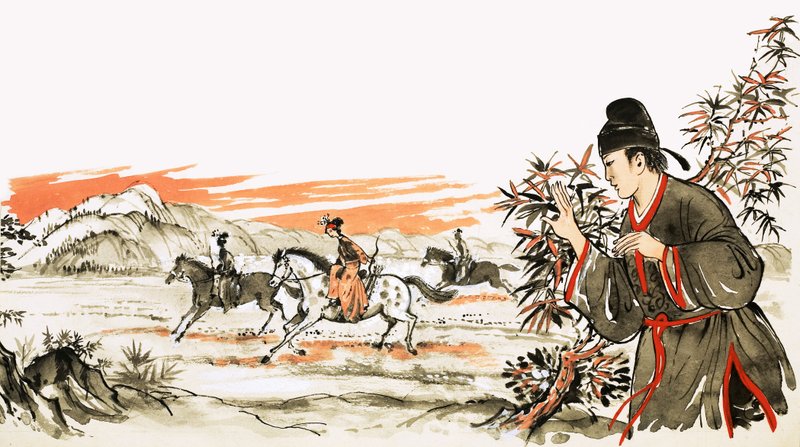 Girl Riding by English School