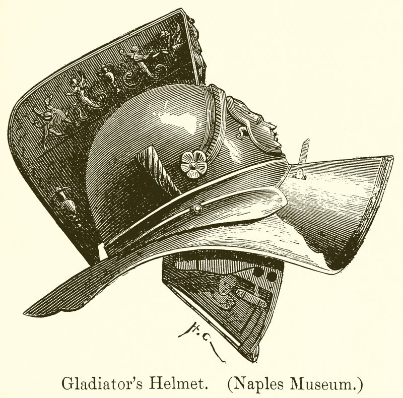 Gladiators Helmet by English School