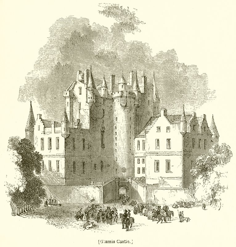 Glamis Castle by English School