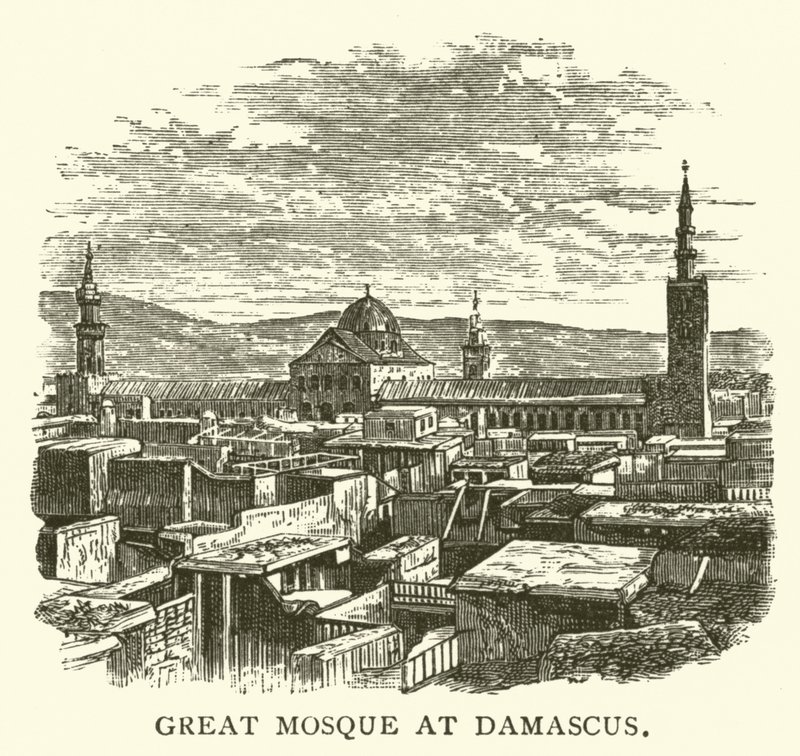 Great Mosque at Damascus by English School