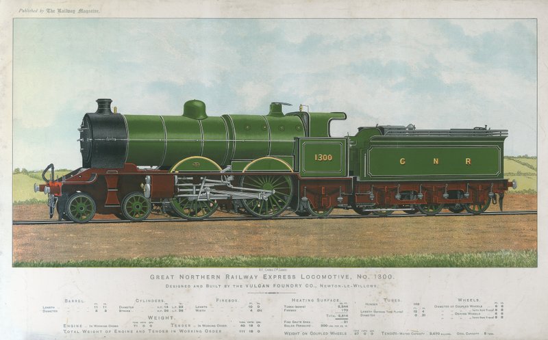 Great Northern Express Locomotive by English School