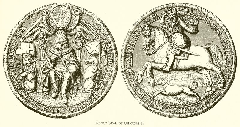 Great Seal of Charles I by English School