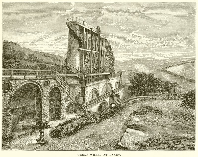 Great Wheel at Laxey by English School