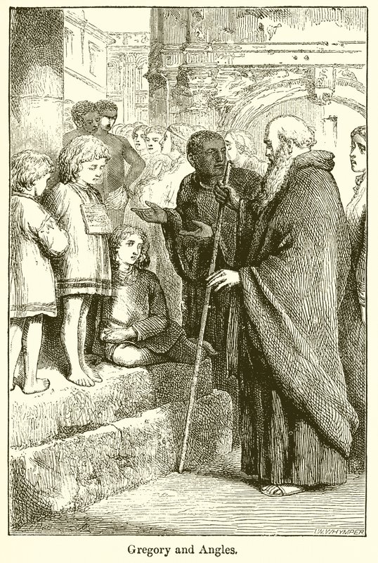 Gregory and Angels by English School