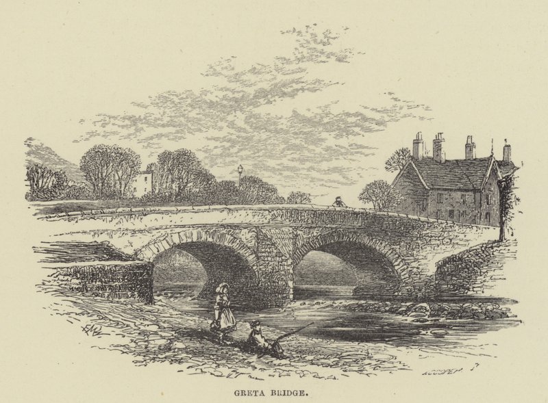 Greta Bridge by English School