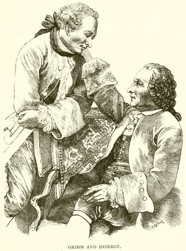 Grimm and Diderot by English School