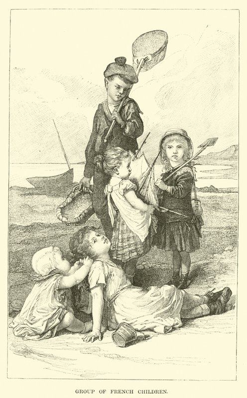Group of French Children by English School