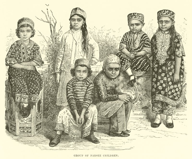 Group of Parsee Children by English School