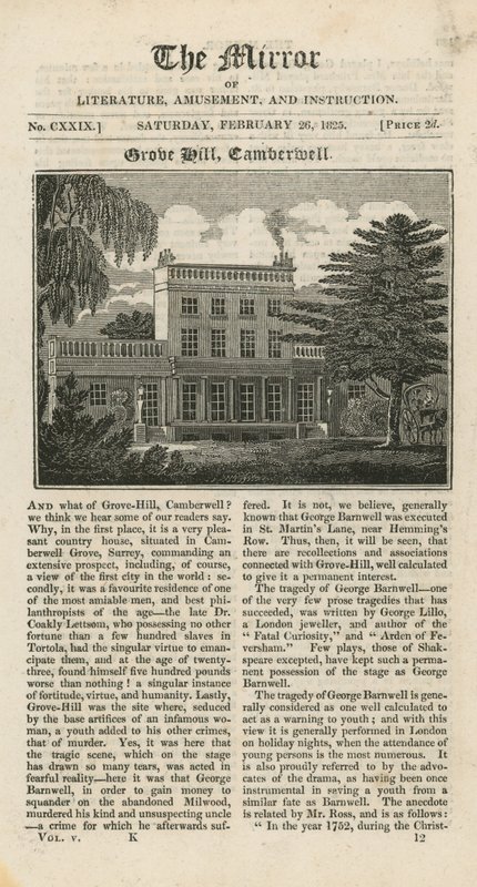 Grove Hill in Camberwell by English School