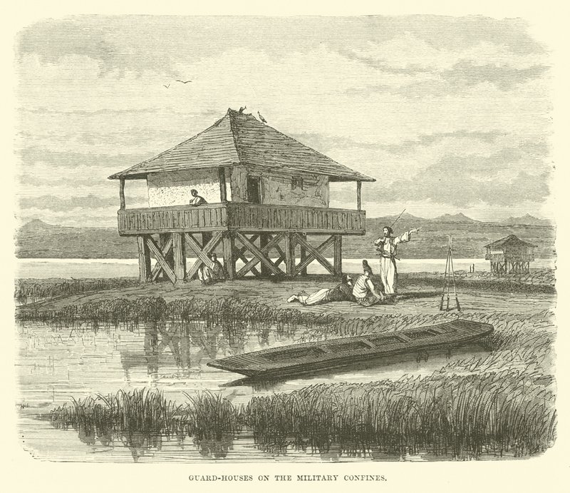 Guard-Houses on the Military Confines by English School