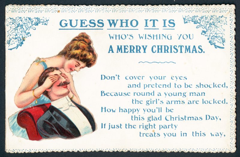 Guess Who? Lady Teasing Man! by English School
