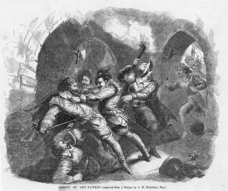 Gunpowder Plot by English School